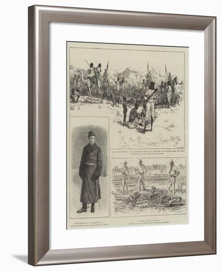 The War in the Soudan-Alfred Courbould-Framed Giclee Print
