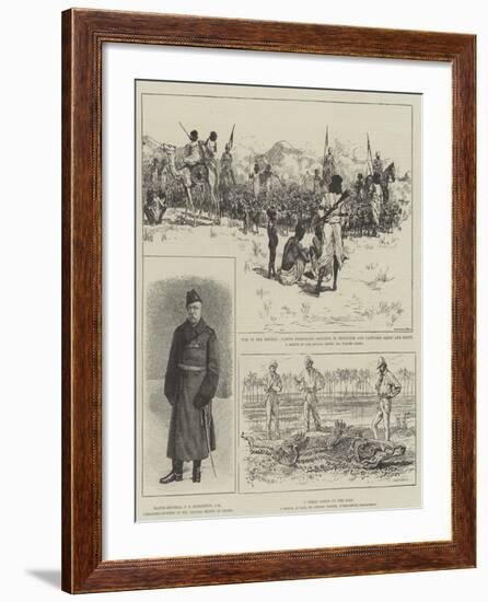 The War in the Soudan-Alfred Courbould-Framed Giclee Print