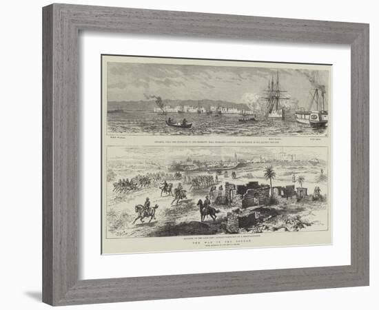 The War in the Soudan-null-Framed Giclee Print