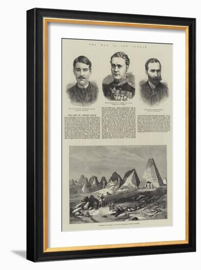 The War in the Soudan-null-Framed Giclee Print