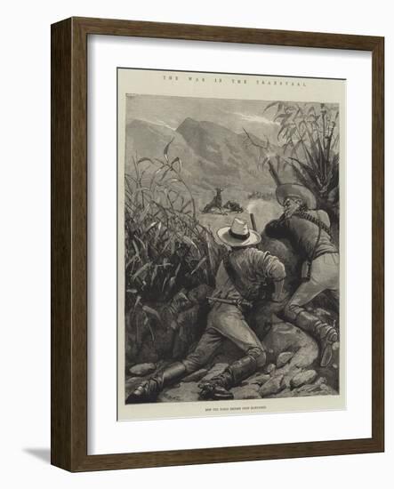 The War in the Transvaal-William Heysham Overend-Framed Giclee Print