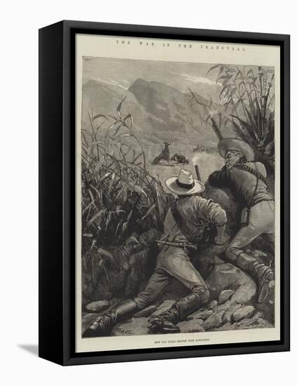 The War in the Transvaal-William Heysham Overend-Framed Premier Image Canvas