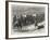 The War in Turkey, Artillery of the Russian Imperial Guard on the March-null-Framed Giclee Print