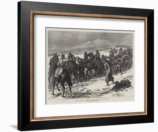 The War in Turkey, Artillery of the Russian Imperial Guard on the March-null-Framed Giclee Print