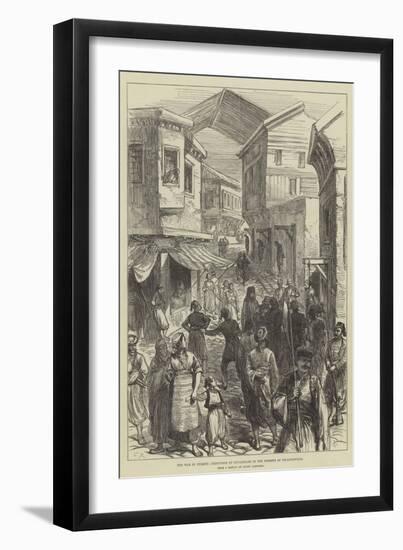 The War in Turkey, Execution of Bulgarians in the Streets of Philippopolis-Charles Robinson-Framed Giclee Print
