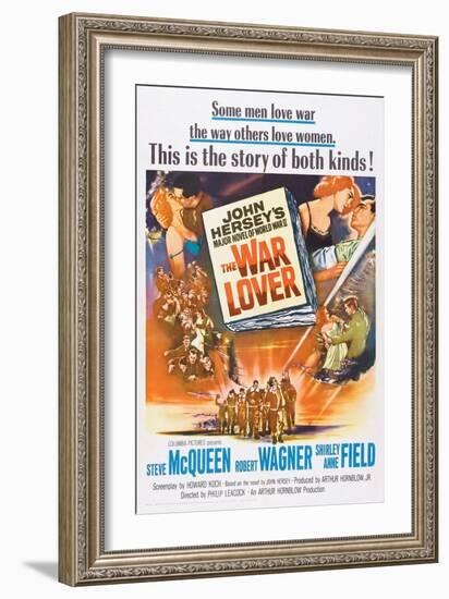 The War Lover, Top Right: Shirley Anne Field, Robert Wagner, 1962-null-Framed Premium Giclee Print