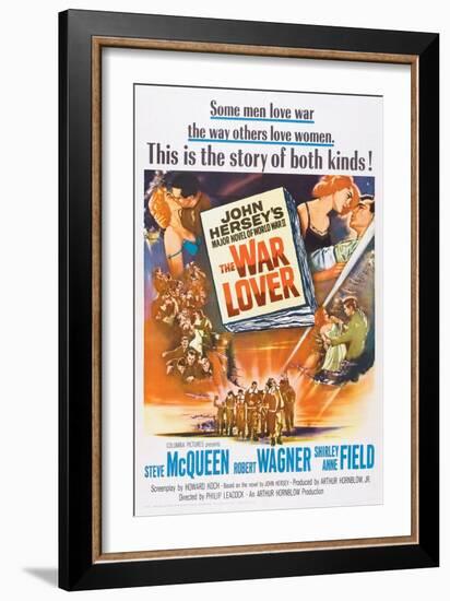 The War Lover, Top Right: Shirley Anne Field, Robert Wagner, 1962-null-Framed Premium Giclee Print