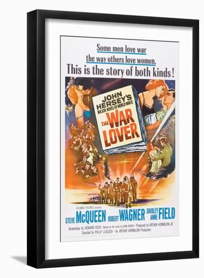 The War Lover, Top Right: Shirley Anne Field, Robert Wagner, 1962-null-Framed Premium Giclee Print