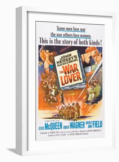 The War Lover, Top Right: Shirley Anne Field, Robert Wagner, 1962-null-Framed Premium Giclee Print