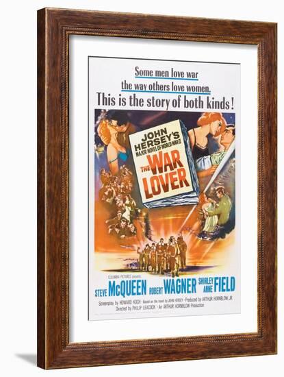 The War Lover, Top Right: Shirley Anne Field, Robert Wagner, 1962-null-Framed Art Print