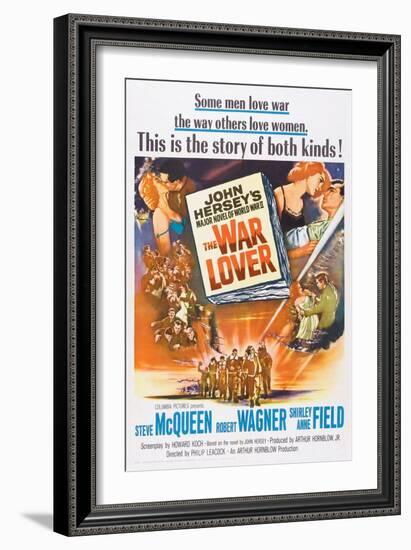 The War Lover, Top Right: Shirley Anne Field, Robert Wagner, 1962-null-Framed Art Print