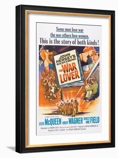 The War Lover, Top Right: Shirley Anne Field, Robert Wagner, 1962-null-Framed Art Print