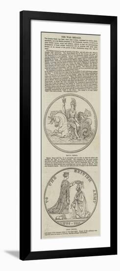 The War Medals-null-Framed Giclee Print