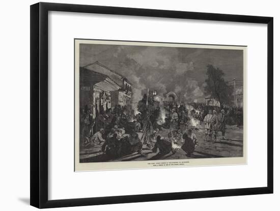 The War, Night Scene in the Streets of Rustchuk-Charles Auguste Loye-Framed Giclee Print