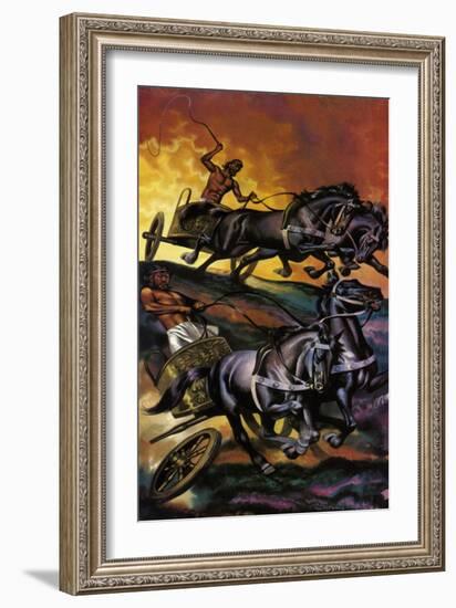 The War of the Gods-Ron Embleton-Framed Giclee Print