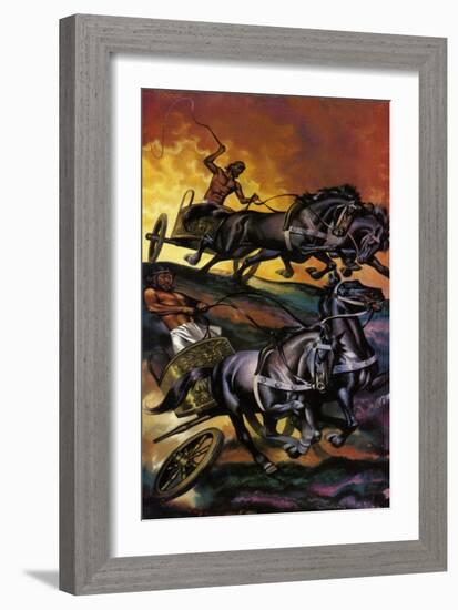 The War of the Gods-Ron Embleton-Framed Giclee Print