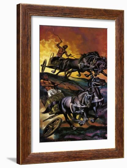 The War of the Gods-Ron Embleton-Framed Giclee Print