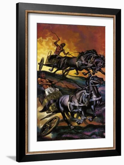 The War of the Gods-Ron Embleton-Framed Giclee Print