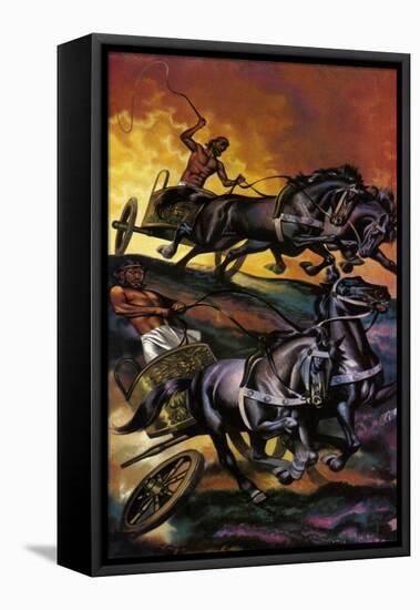 The War of the Gods-Ron Embleton-Framed Premier Image Canvas