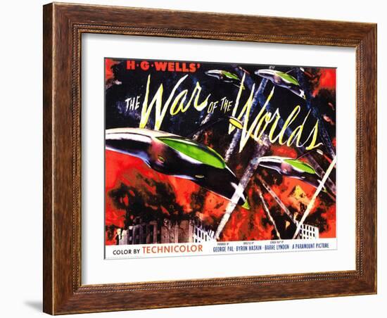 The War of the Worlds, 1953-null-Framed Art Print