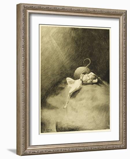 The War of the Worlds, a Martian Claims a Victim-Henrique Alvim Corr?a-Framed Art Print