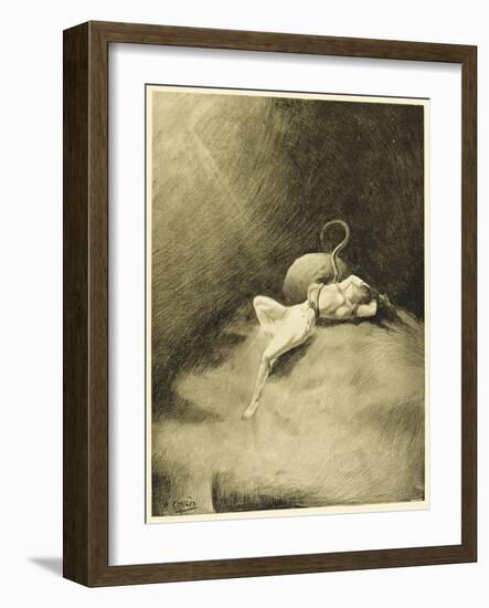 The War of the Worlds, a Martian Claims a Victim-Henrique Alvim Corr?a-Framed Art Print