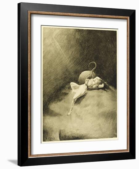 The War of the Worlds, a Martian Claims a Victim-Henrique Alvim Corr?a-Framed Art Print