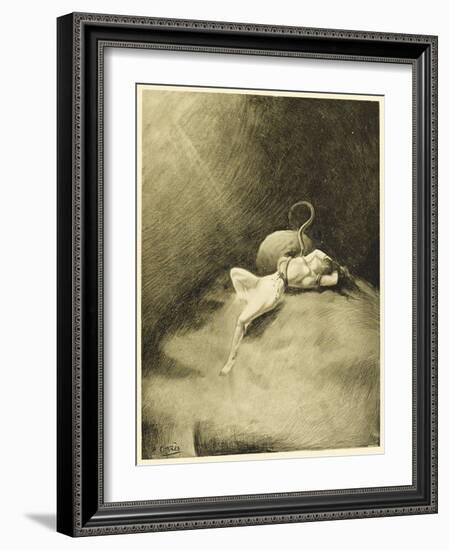 The War of the Worlds, a Martian Claims a Victim-Henrique Alvim Corr?a-Framed Art Print