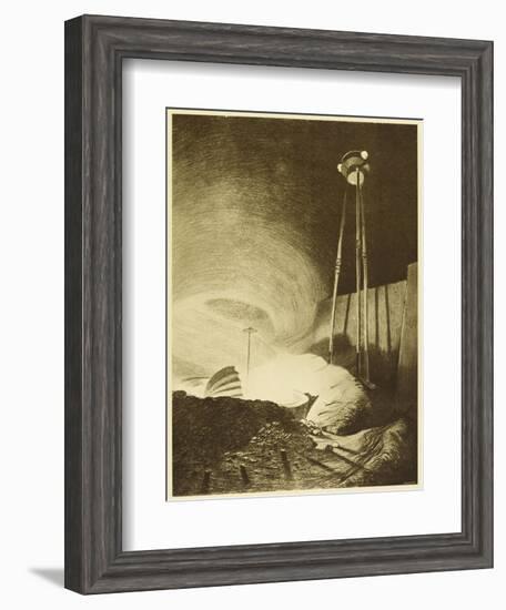 The War of the Worlds a Martian Fighting-Machine-Henrique Alvim Corr?a-Framed Art Print