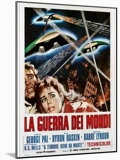 The War of the Worlds (AKA La Guerra Dei Mondi), 1953-null-Mounted Art Print