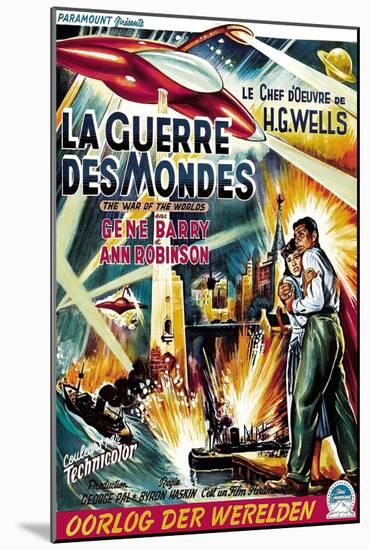 The War of the Worlds (AKA La Guerre Des Mondes), From Left, Ann Robinson, Gene Barry, 1953-null-Mounted Art Print