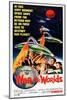 The War of the Worlds, Bottom from Left: Gene Barry, Ann Robinson on 1965 Poster Art, 1953-null-Mounted Art Print