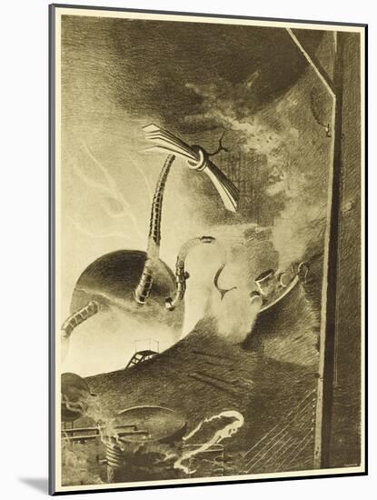 The War of the Worlds: Martian Handling Machine at Work-Henrique Alvim Corr?a-Mounted Art Print