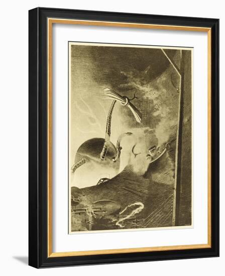 The War of the Worlds: Martian Handling Machine at Work-Henrique Alvim Corr?a-Framed Art Print