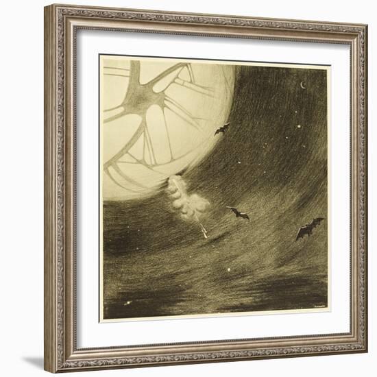 The War of the Worlds, The Martians Start Their Journey to Attack Earth-Henrique Alvim Corr?a-Framed Art Print