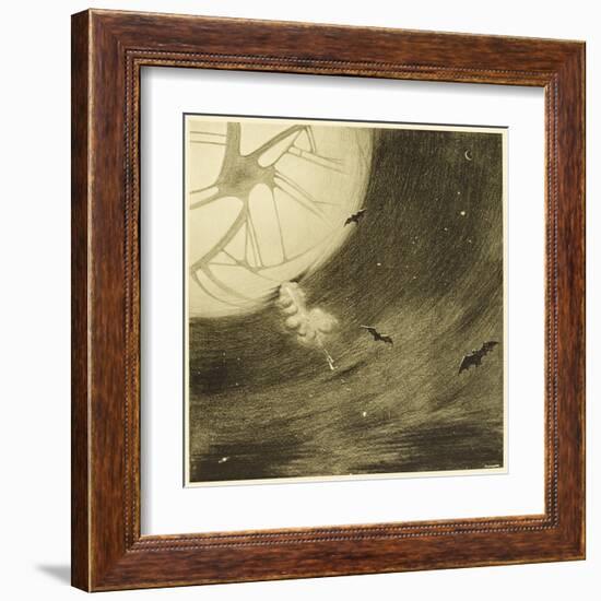 The War of the Worlds, The Martians Start Their Journey to Attack Earth-Henrique Alvim Corr?a-Framed Art Print