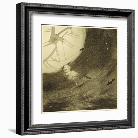 The War of the Worlds, The Martians Start Their Journey to Attack Earth-Henrique Alvim Corr?a-Framed Art Print