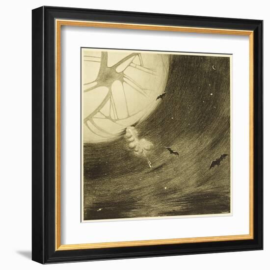 The War of the Worlds, The Martians Start Their Journey to Attack Earth-Henrique Alvim Corr?a-Framed Art Print