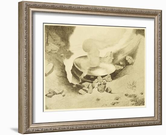 The War of the Worlds, The Mysterious "Thing" That Has Landed in the Sand-Pits-Henrique Alvim Corr?a-Framed Art Print