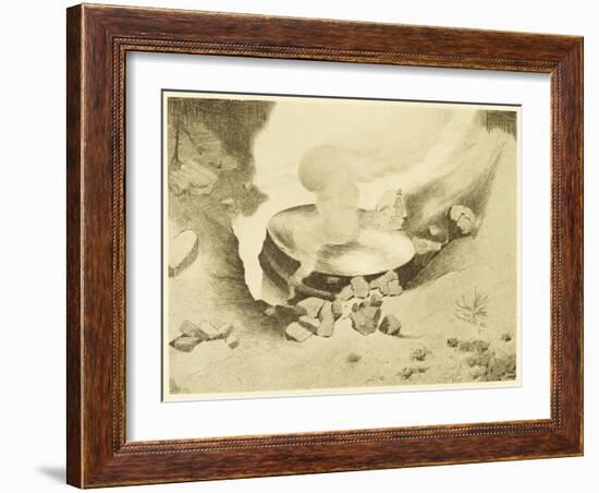 The War of the Worlds, The Mysterious "Thing" That Has Landed in the Sand-Pits-Henrique Alvim Corr?a-Framed Art Print