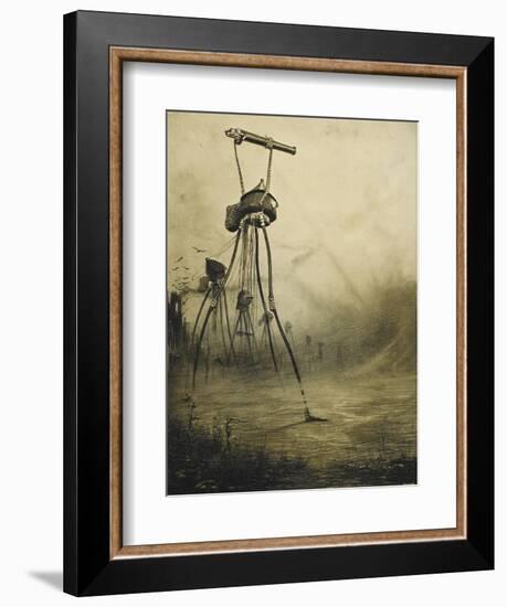 The War Of the Worlds-Henrique Alvim-Correa-Framed Giclee Print