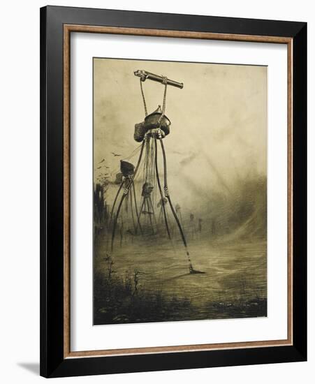 The War Of the Worlds-Henrique Alvim-Correa-Framed Giclee Print