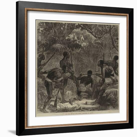 The War on the Gold Coast, Ashantees in Ambush-Arthur Hopkins-Framed Giclee Print