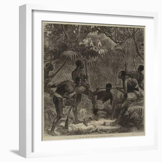 The War on the Gold Coast, Ashantees in Ambush-Arthur Hopkins-Framed Giclee Print