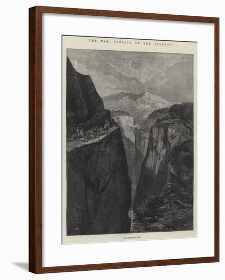 The War, Passage of the Balkans-Charles Auguste Loye-Framed Giclee Print