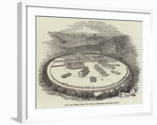 The War Prison, Near Toy-Royal, Dartmoor-null-Framed Giclee Print