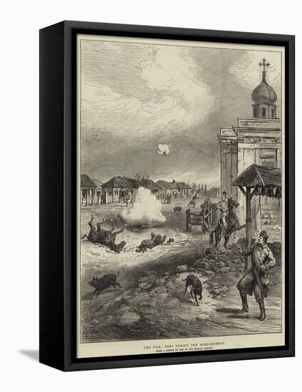 The War, Reni During the Bombardment-null-Framed Premier Image Canvas