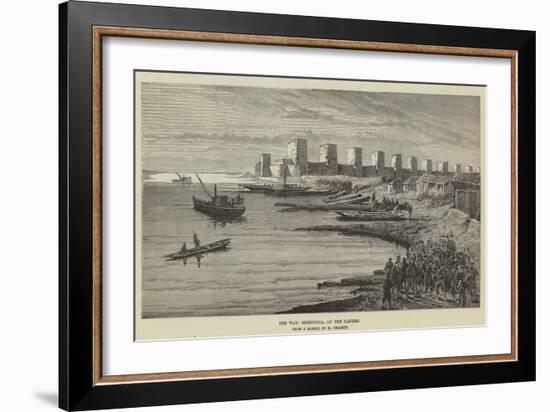 The War, Semendria, on the Danube-Charles Yriarte-Framed Giclee Print