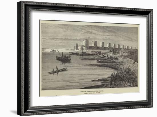 The War, Semendria, on the Danube-Charles Yriarte-Framed Giclee Print