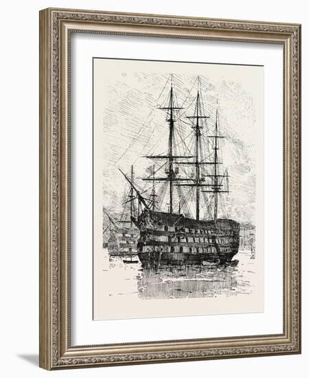 The War Ship of the Past-null-Framed Giclee Print